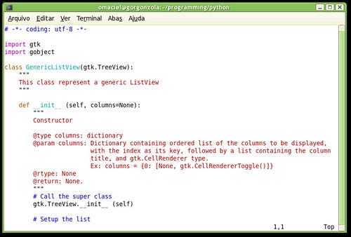 Generic PyGTK TreeView
